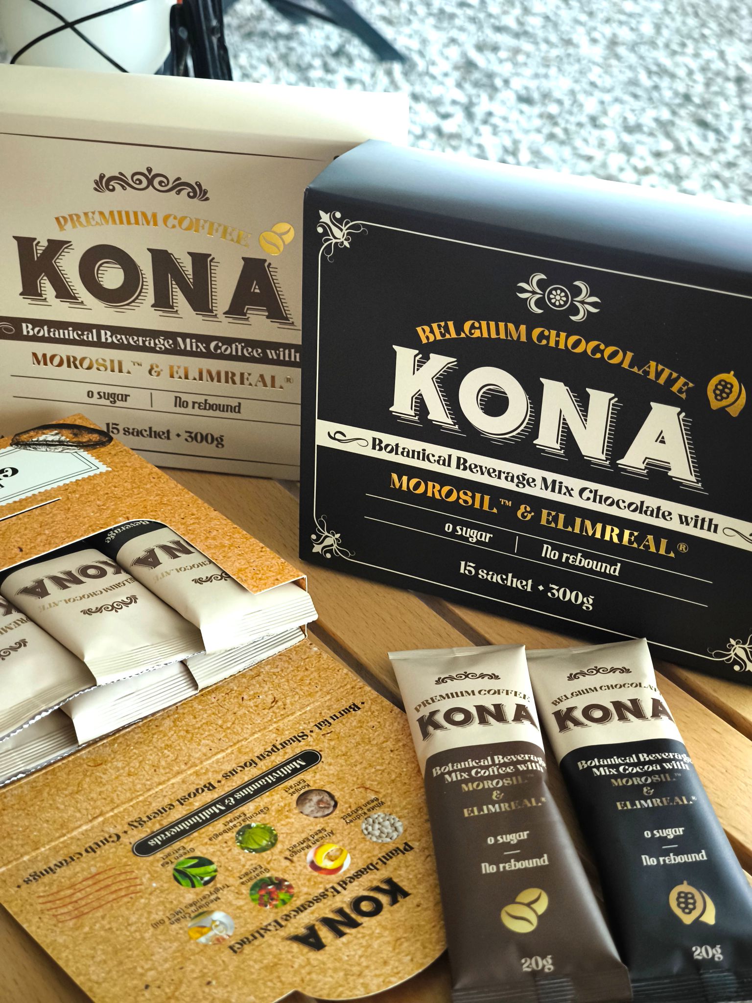 🌸馬來西亞 𝐊𝐎𝐍𝐀 大熱減肥咖啡 / 朱古力☕️ 1盒15包 | 預訂約1-2星期