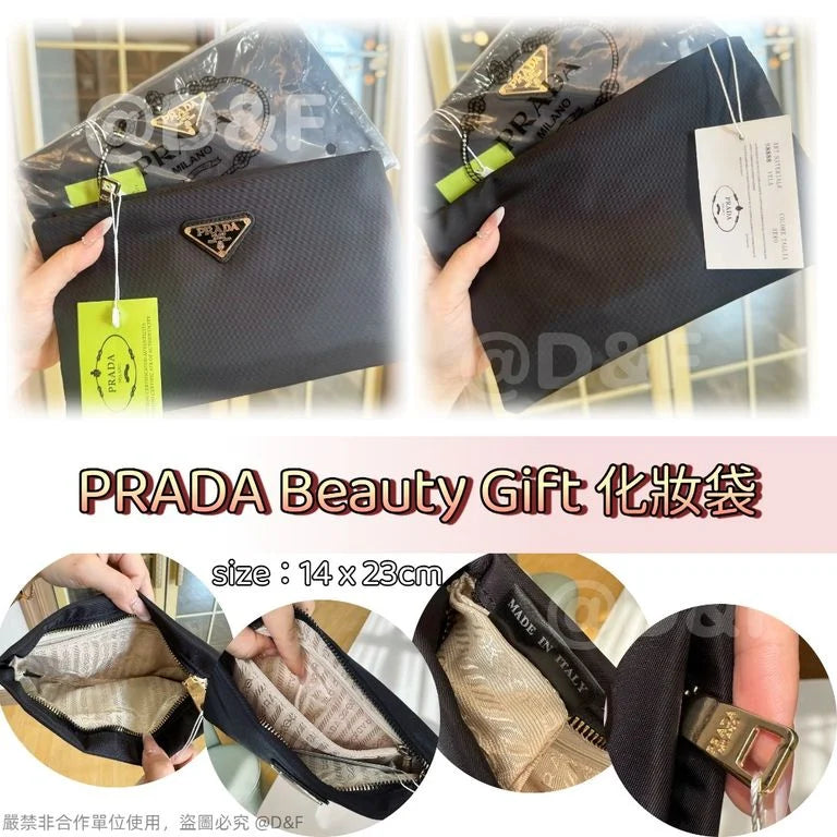 售完即止🌸PRADA Beauty Gift 化妝袋 | 預訂約4-6星期