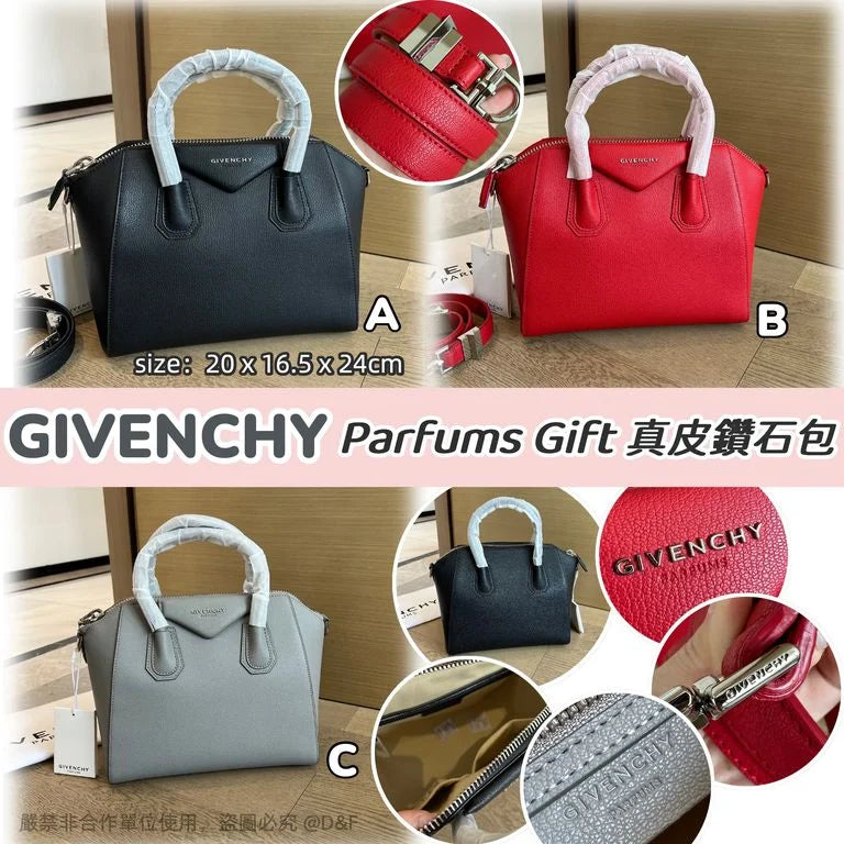 售完即止🌸GIVENCHY Parfums Gift 真皮鑽石包 | 預訂約4-6星期 娉婷貿易公司 Exquisite Beauty Trading Company