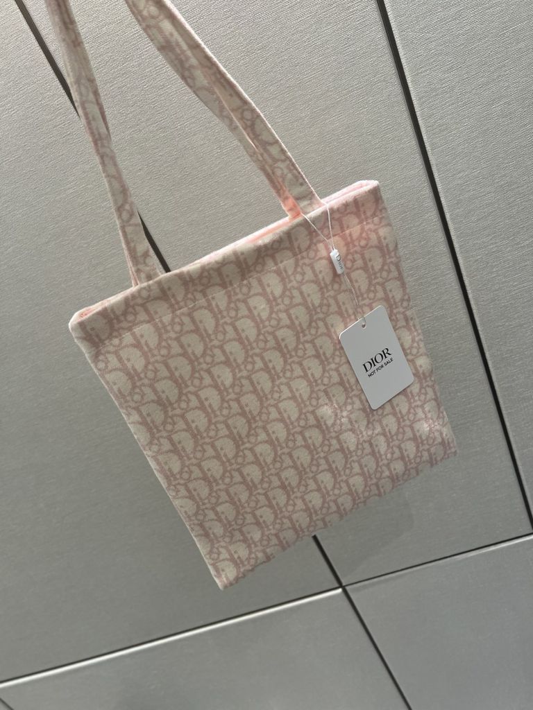 售完即止🌸Dior uniform 粉色老花滿印帆布手袋 💗 内部員工限定 | 預訂約4-6星期