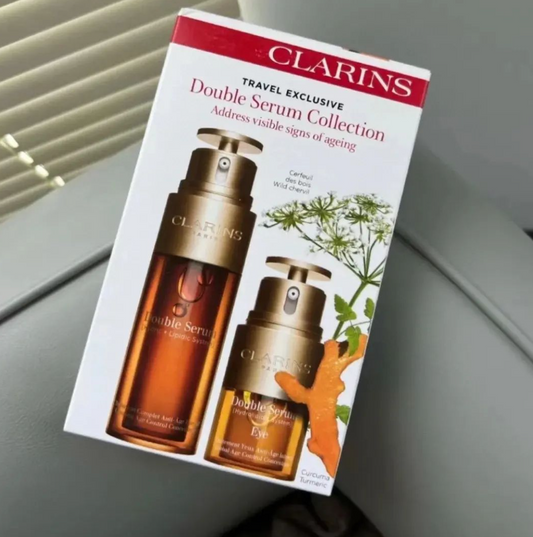 供應商現貨💫Clarins嬌韻詩雙萃兩件套套盒 | 預訂 逢星期二、四返倉執貨 其後約3-5個工作天到貨或排單出貨