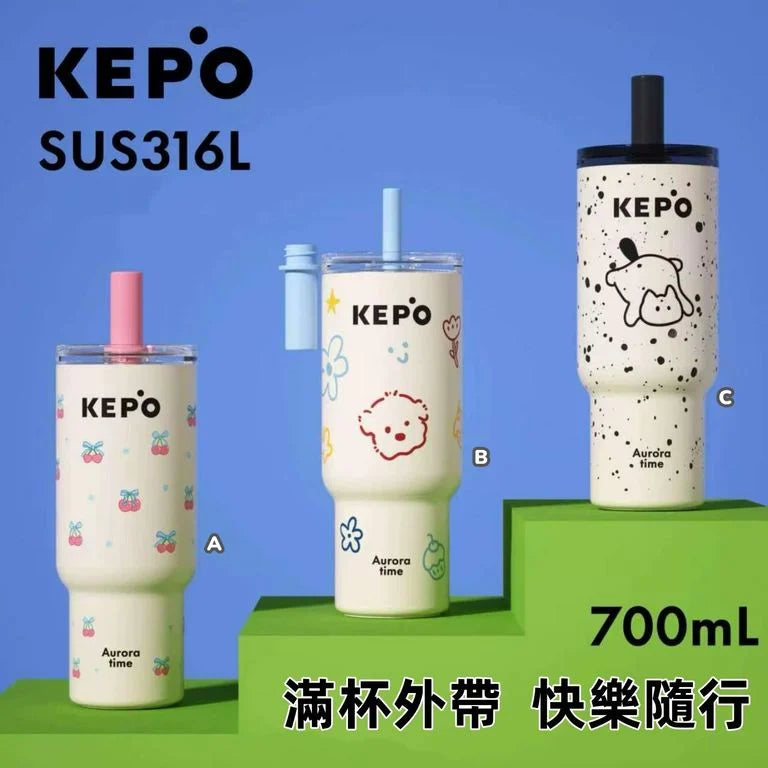 【24小時網站自助下單】🌸KEPO手提大容量保溫杯 | 預訂約4-6星期 娉婷貿易公司 Exquisite Beauty Trading Company