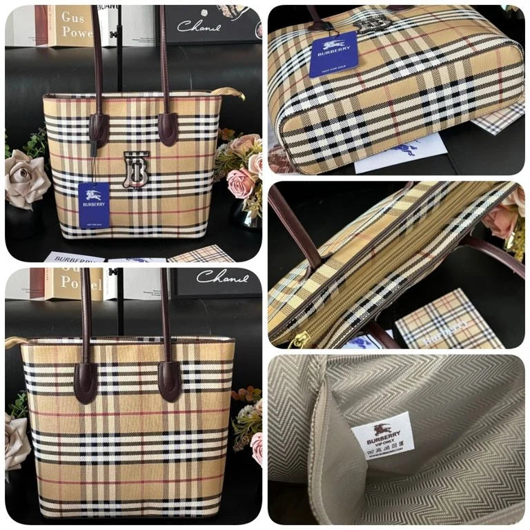 【24小時網站自助下單】售完即止🌸Burberry 經典格紋贈品Tote Bag 連禮盒 | 預訂約4-6星期