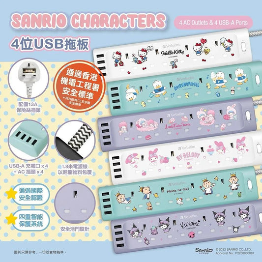 售完即止💫 【Sanrio Characters USB 拖板】 | 預訂約2星期