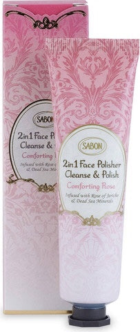 供應商現貨💫免稅正品 Sabon Comforting Rose 舒沁玫瑰2合1面部磨砂潔面霜 | 預訂 逢星期二，四返倉執貨 其後約3-5個工作天寄出