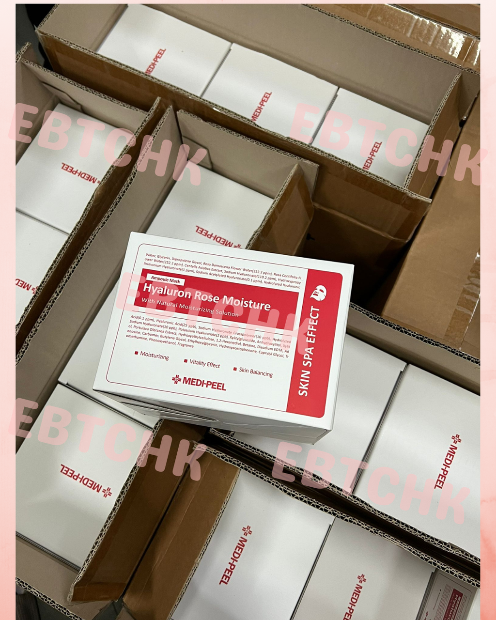 【24小時網站自助下單】現貨🌸 MEDIPEEL玫瑰玻尿酸膠原蛋白面膜【一盒50片】 | 落單後約3-5個工作天寄出 娉婷貿易公司 Exquisite Beauty Trading Company