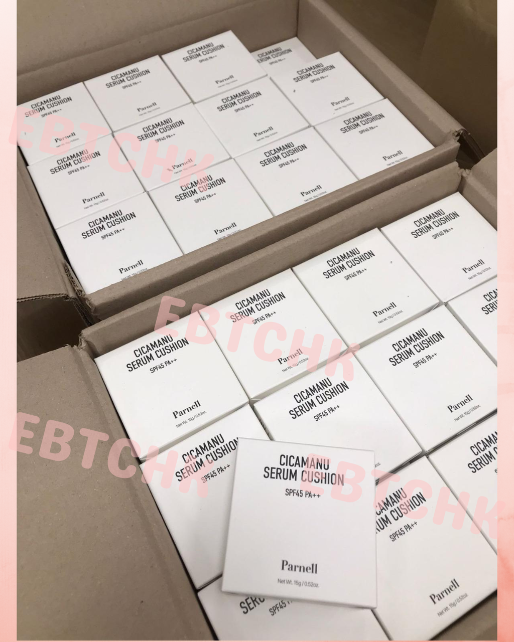 【24小時網站自助下單】現貨🌸韓國熱賣🔥🔥Parnell Cicamanu Serum Cushion SPF45 PA++ 積雪草鎮靜精華氣墊 | 落單後約5-7個工作天寄出