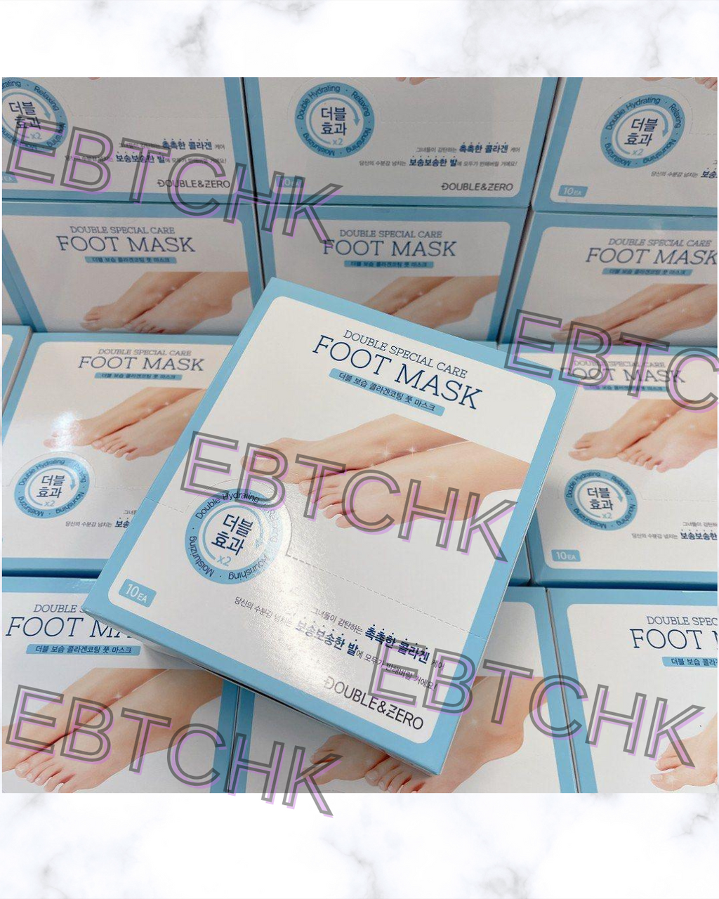現貨💫🇰🇷韓國製造DOUBLE & ZERO膠原蛋白護腳膜(1套5包) | 落單後約3-5個工作天寄出 娉婷貿易公司 Exquisite Beauty Trading Company