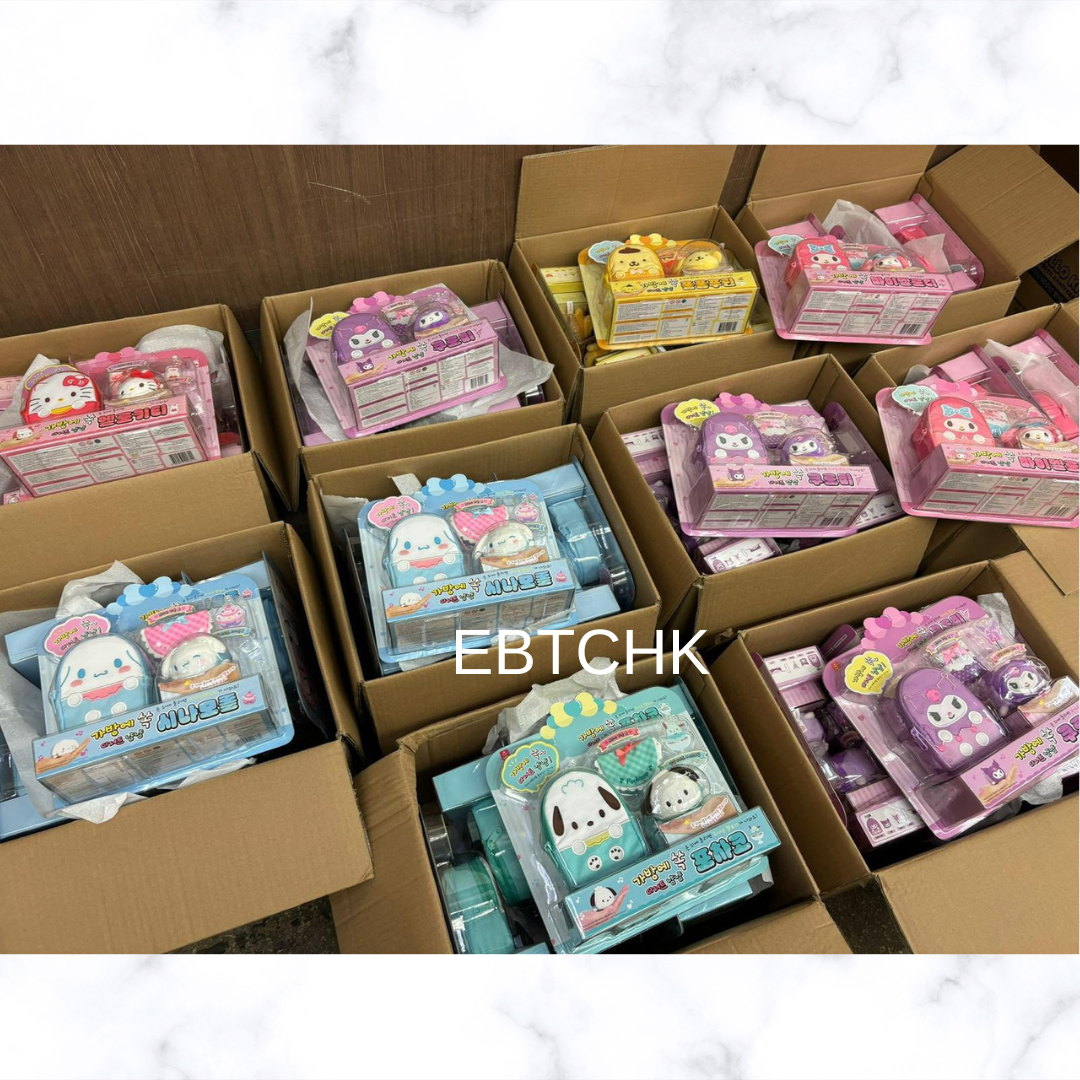 供應商現貨🌸韓國直送🇰🇷Sanrio 迷你背囊錢包+ 發聲迷你毛公仔 😍😍 | 落單後約3-5個工作天寄出