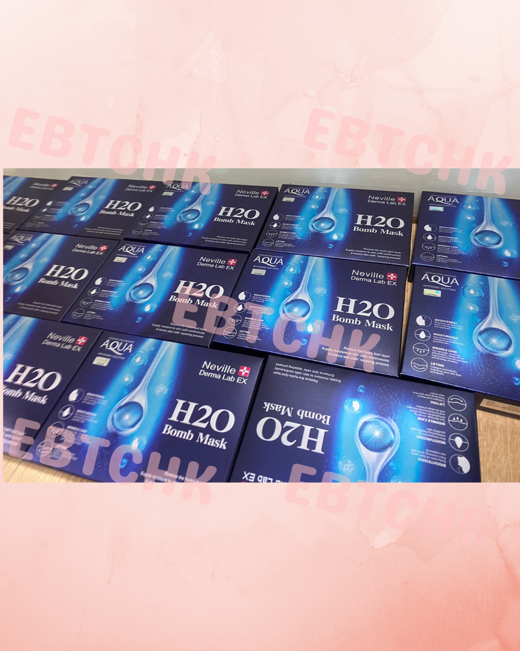 【24小時網站自助下單】 現貨🌸全新登場 Neville Derma Lab EX湧泉活水保濕面膜 H2O Bomb Mask💥❄☄️☄️💫💫 (1盒5塊) | 落單後約3-5個工作天寄出 娉婷貿易公司 Exquisite Beauty Trading Company
