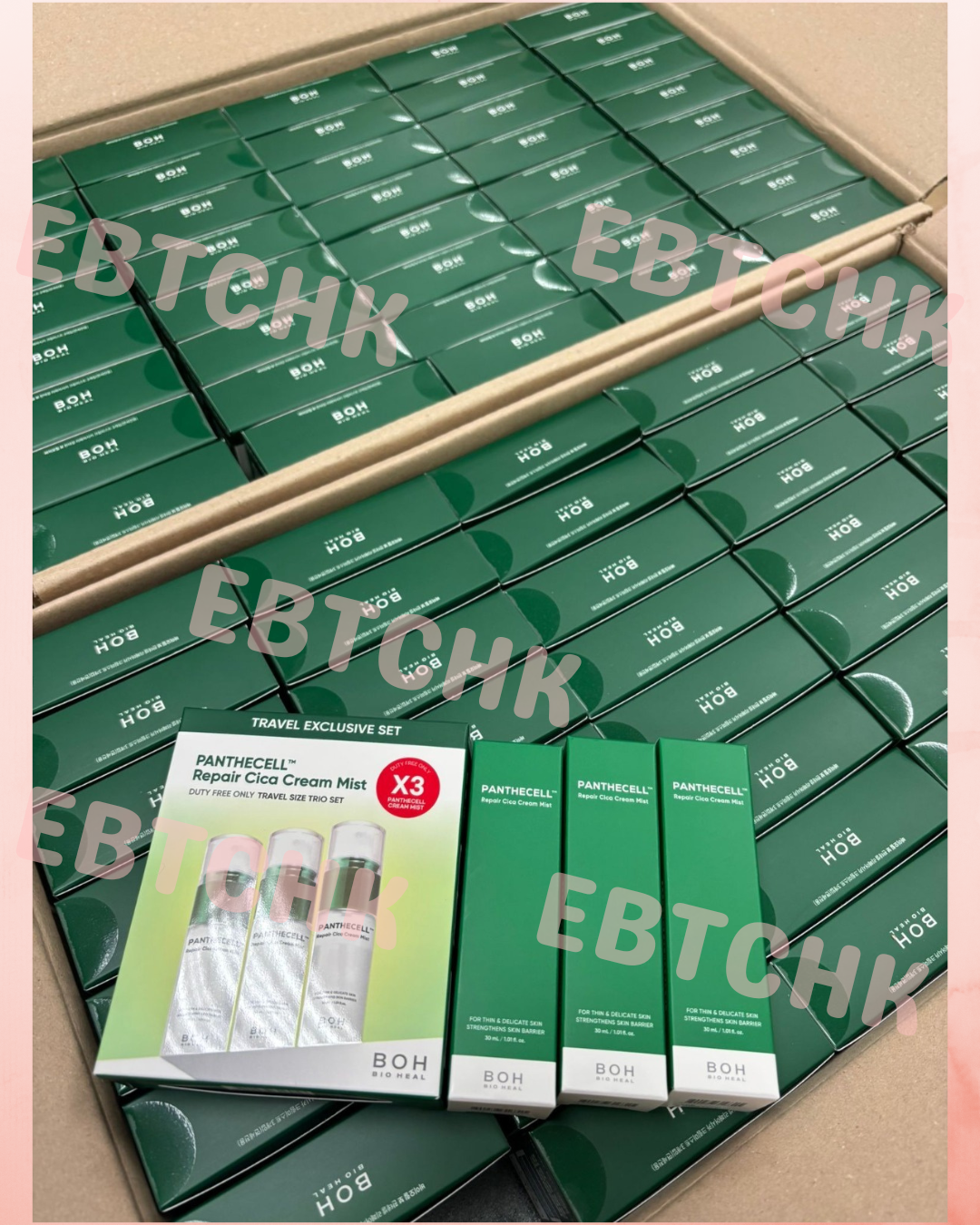 【24小時網站自助下單】2026年5月14日截🌸韓國 OLIVE YOUNG熱賣款- BOH Repair Cica Cream Mist 積雪草修復保濕舒敏噴霧限定套裝(30mlx3) | 預訂約5月中至尾 娉婷貿易公司 Exquisite Beauty Trading Company