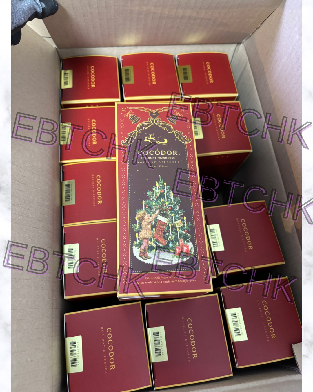 現貨🌸韓國 Cocod'or 聖誕限定節日擴香瓶禮盒 A：韓國 Cocod'or 聖誕限定節日擴香瓶-紅色滿天星 （Snow Flower) | 落單後約3-5個工作天寄出