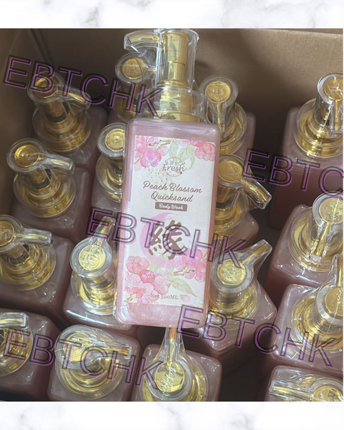 【24小時網站自助下單】現貨🌸清怡桃花沐浴露 500ml | 落單後約3-5個工作天寄出 娉婷貿易公司 Exquisite Beauty Trading Company
