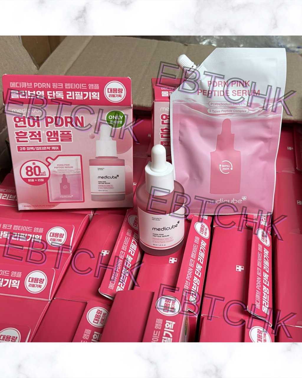 現貨🌸Medicube 💖 PDRN 粉紅胜肽膠原蛋白安瓶 30ml Refill Set (+Refill Pack 50ml+Gel Pads 2P(2ea)) | 落單後約3-5個工作天寄出 娉婷貿易公司 Exquisite Beauty Trading Company