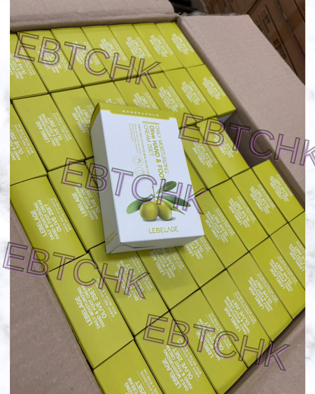 現貨🌸LEBELAGE~橄欖保濕手足霜組合套装 1套2盒。共4支 | 落單後約3-5個工作天寄出