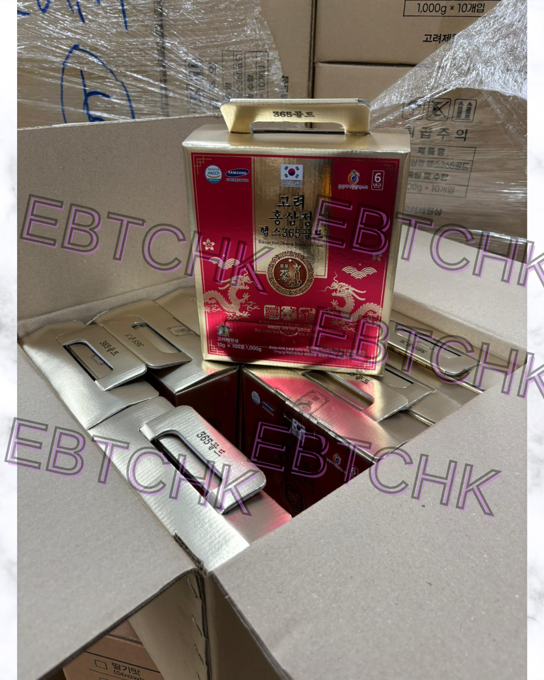 現貨🌸韓國製 samsung 健康365 6年根正宗高麗蔘10ml×100條 | 落單後約3-5個工作天寄出