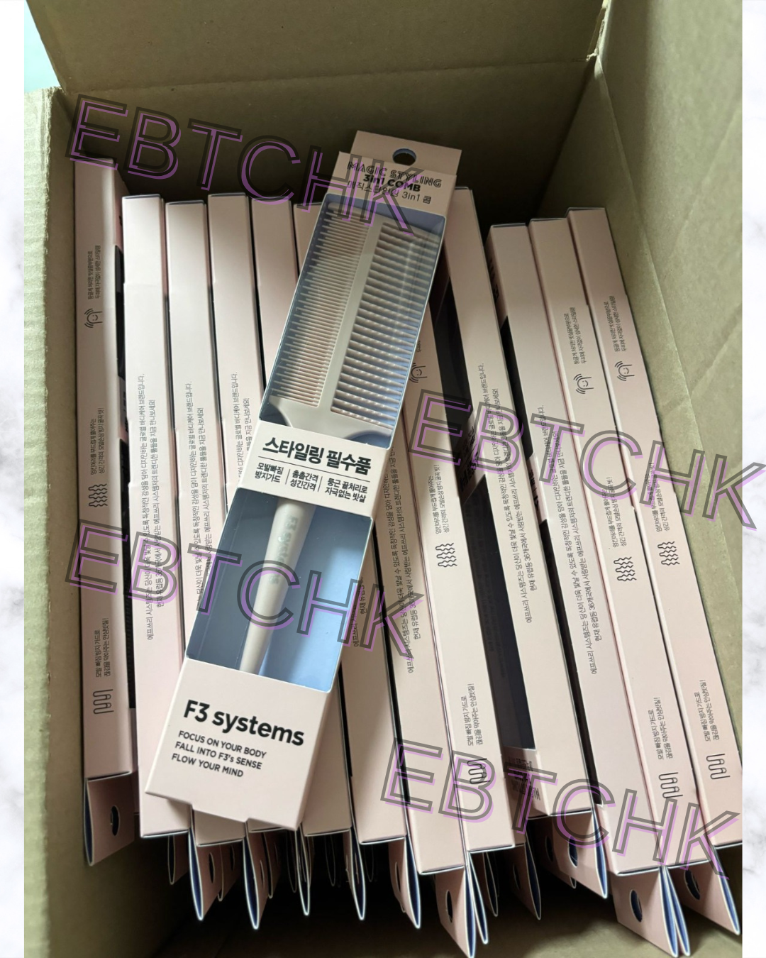 現貨🌸韓國🇰🇷F3 神奇魔法造型3合1梳 | 落單後約3-5個工作天寄出