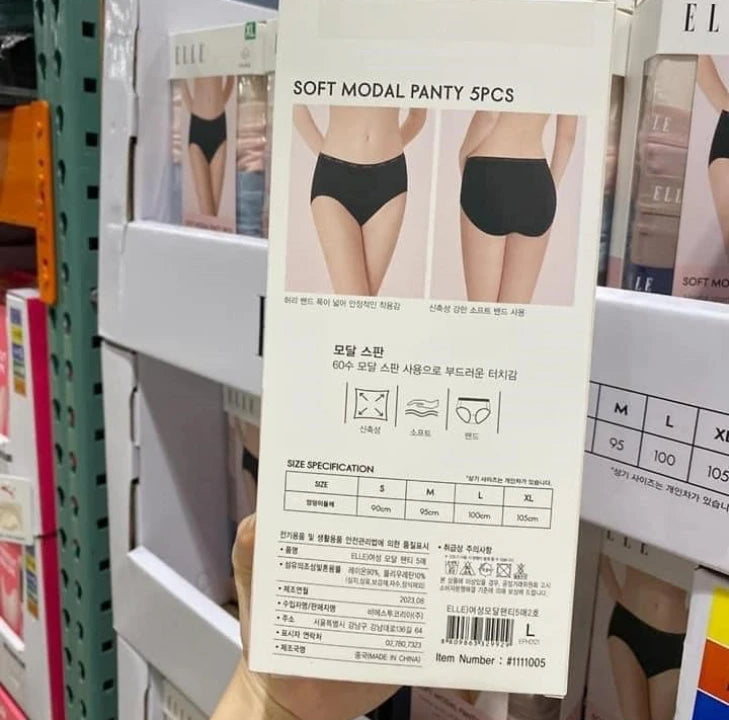 Ended at 2359 on 7/11✨Korea costco discount~ ELLE women's underwear 5 –  娉婷貿易公司 Exquisite Beauty Trading Company