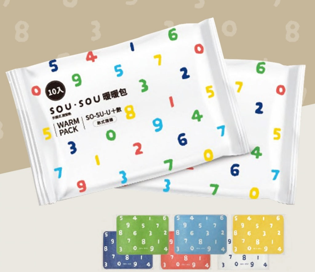 ✨Taiwan Exclusive💕SOU·SOU Ten-digit Comprehensive Warming Packs 10 pieces/pack [3 pack set] | Pre-order about 4-5 weeks