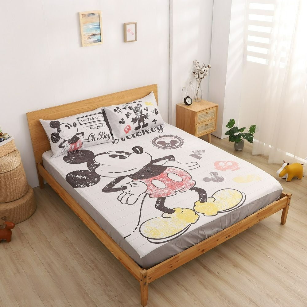 ✨Officially authorized by MIT💗Disney [Mickey's Notes] Bed Bag Cool Quilt Set | Pre-order takes about 4-5 weeks