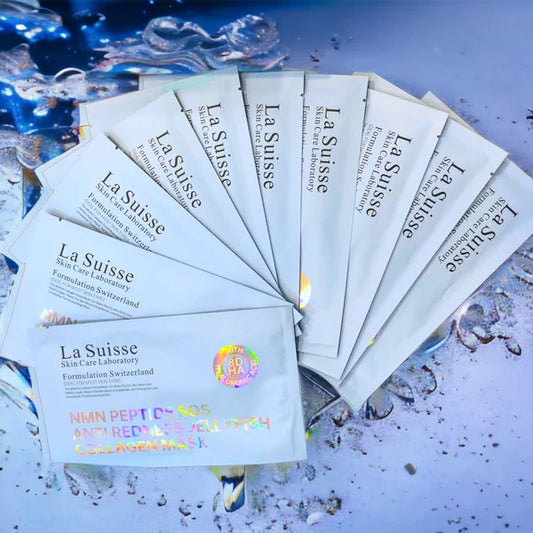 Supplier in stock💫La Suisse 8-fold hyaluronic acid series NMN Peptide SOS Anti Redness Jellyfish Mask 10 tablets | It will take about 3-5 working days to arrive or arrange for shipment after the order is placed