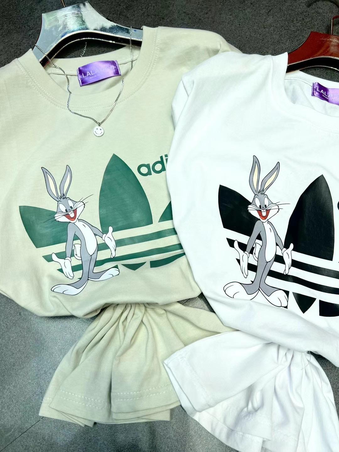 24/3 2359截💫韓國直送 韓國惡搞 Bunny adidas Tee | 預訂約3-4星期