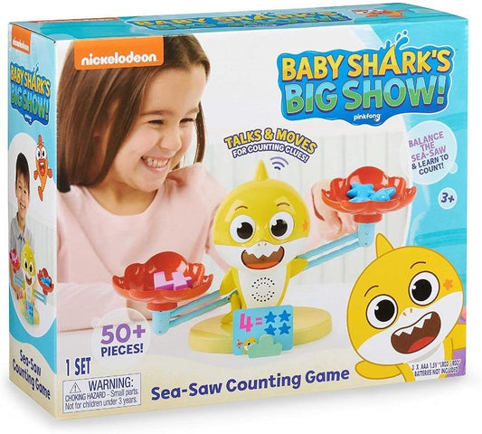 💫Baby Shark Sea-Saw Counting Game 數字學習遊戲 | 預訂約1-2星期