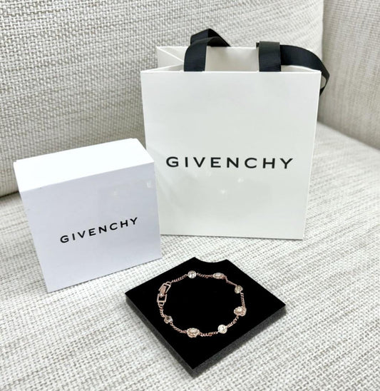 供應商現貨💫免稅正貨 Givenchy仿鑽手鏈玫瑰金 | 預訂 落單後約3-5個工作天到貨或排單出貨