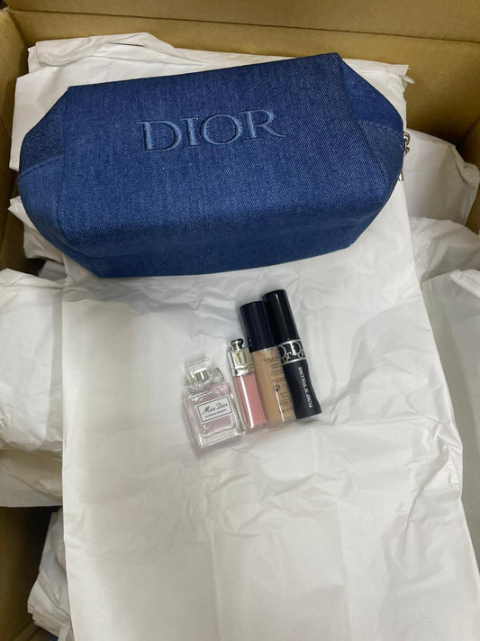 ✅已留30套🌸Dior 牛仔布贈品袋四件套 | 預訂約9月初至中