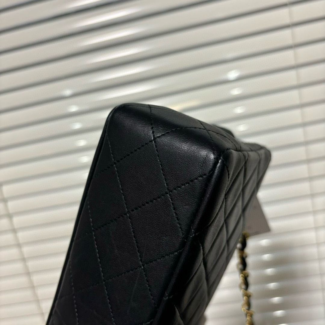 💫日本中古品代購 🌸Chanel 黑金羊皮Vintage CF | 預訂約2-3星期