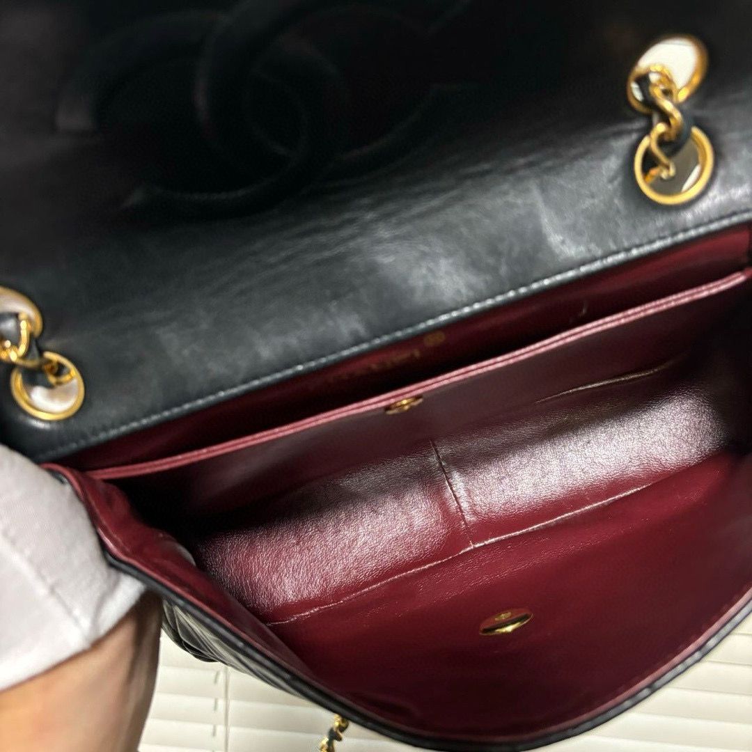 💫日本中古品代購 🌸Chanel 黑金羊皮Vintage CF | 預訂約2-3星期