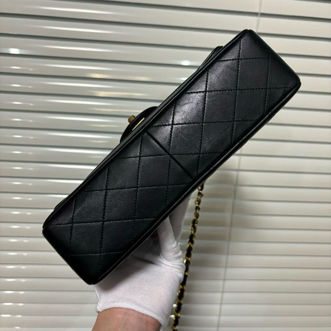 💫日本中古品代購 🌸Chanel 黑金羊皮Vintage CF | 預訂約2-3星期