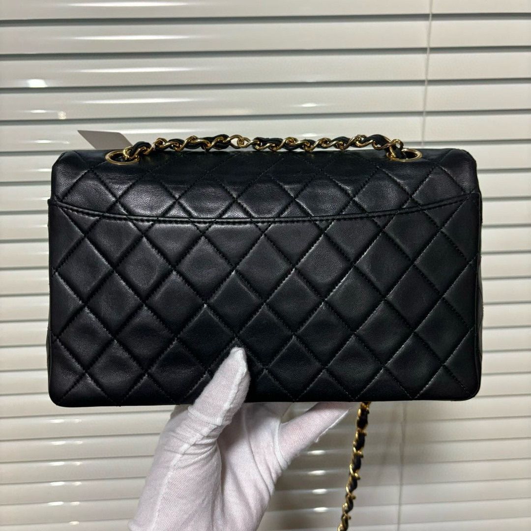 💫日本中古品代購 🌸Chanel 黑金羊皮Vintage CF | 預訂約2-3星期