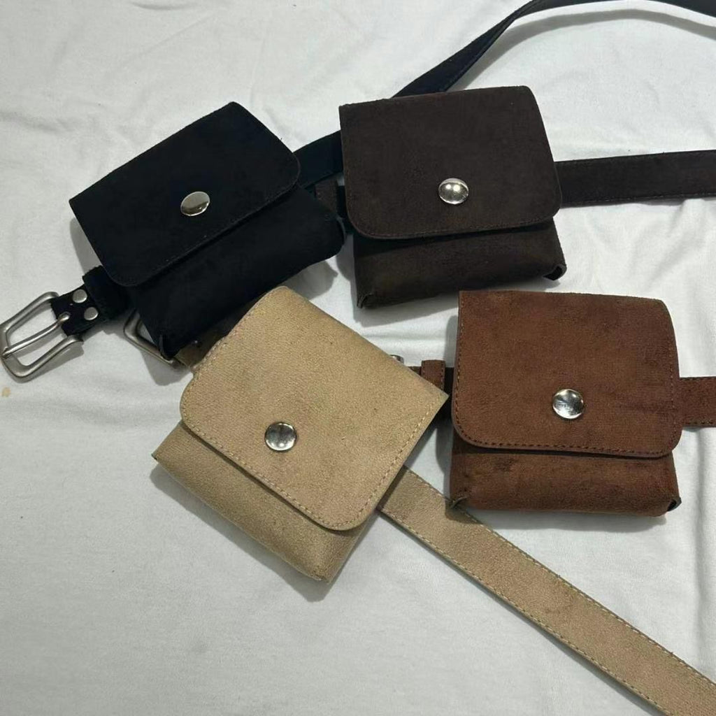 🌸Korea Dongdaemun 2024FW🍁🍂ApmPlace Stylish Shop💫Retro Suede Belt + Small Waist Bag | Pre-order approx. 2-3 weeks

(Please note color yourself)