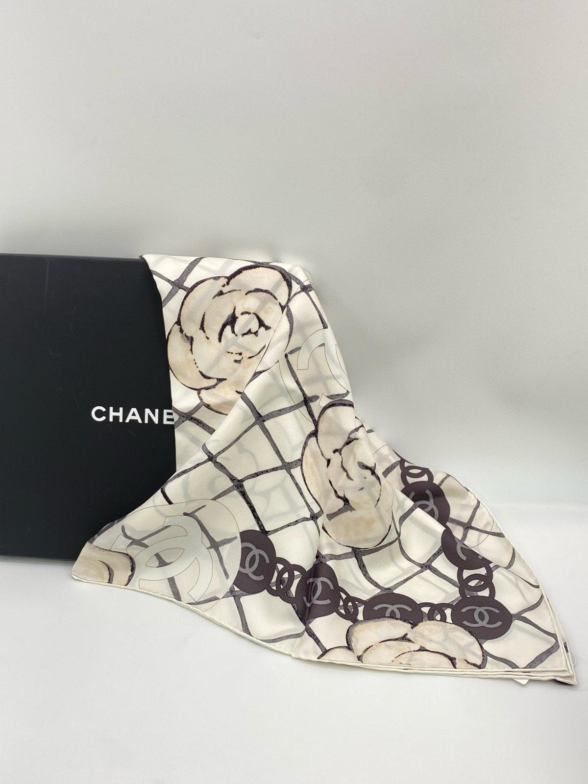 🌸日本中古品代購 CHANEL香奈兒絲巾 86 x 84 cm | 預訂約2-3星期(pm報價)