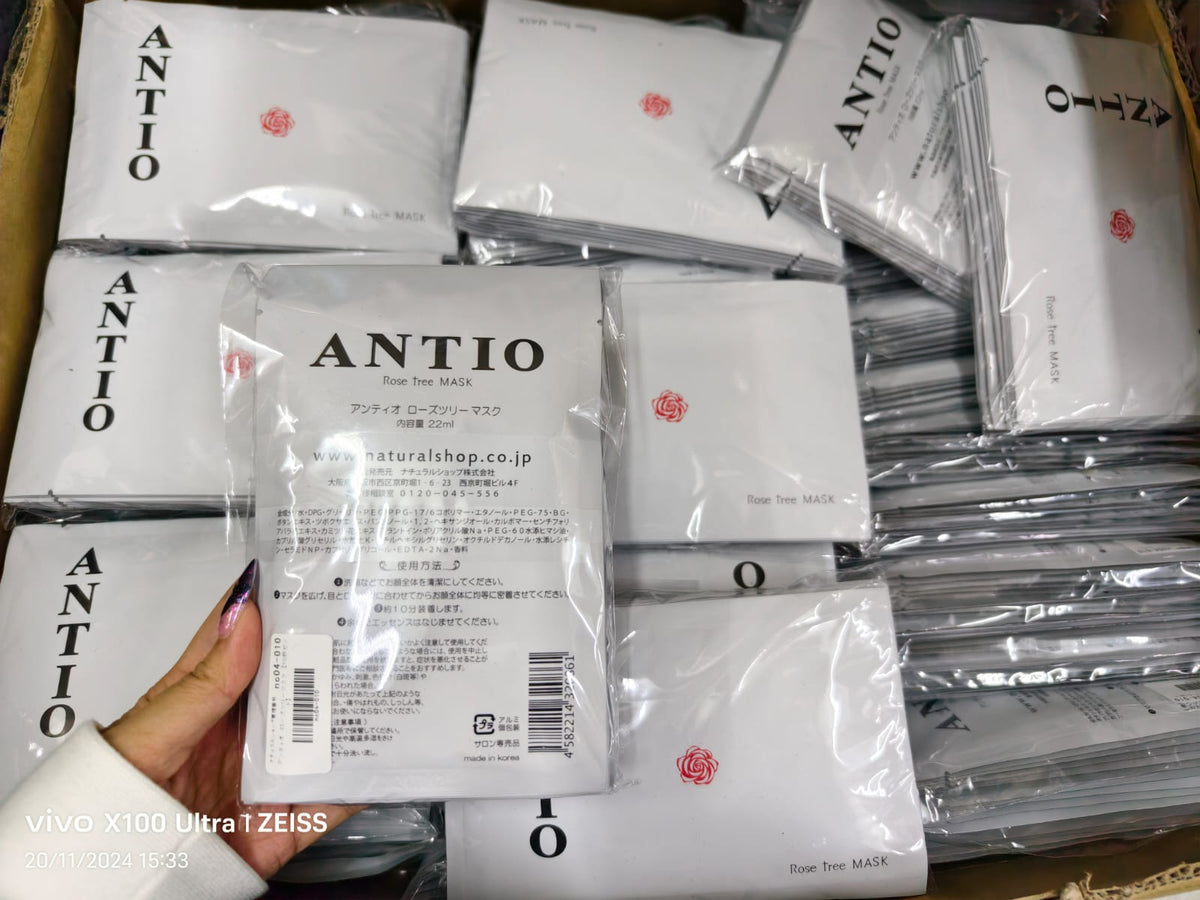 供應商現貨🌸【日本本土】日本🇯🇵 Antio 玫瑰面膜 | 預訂 逢星期一、三返倉執貨 其後約3-5個工作天寄出 娉婷貿易公司 Exquisite Beauty Trading Company