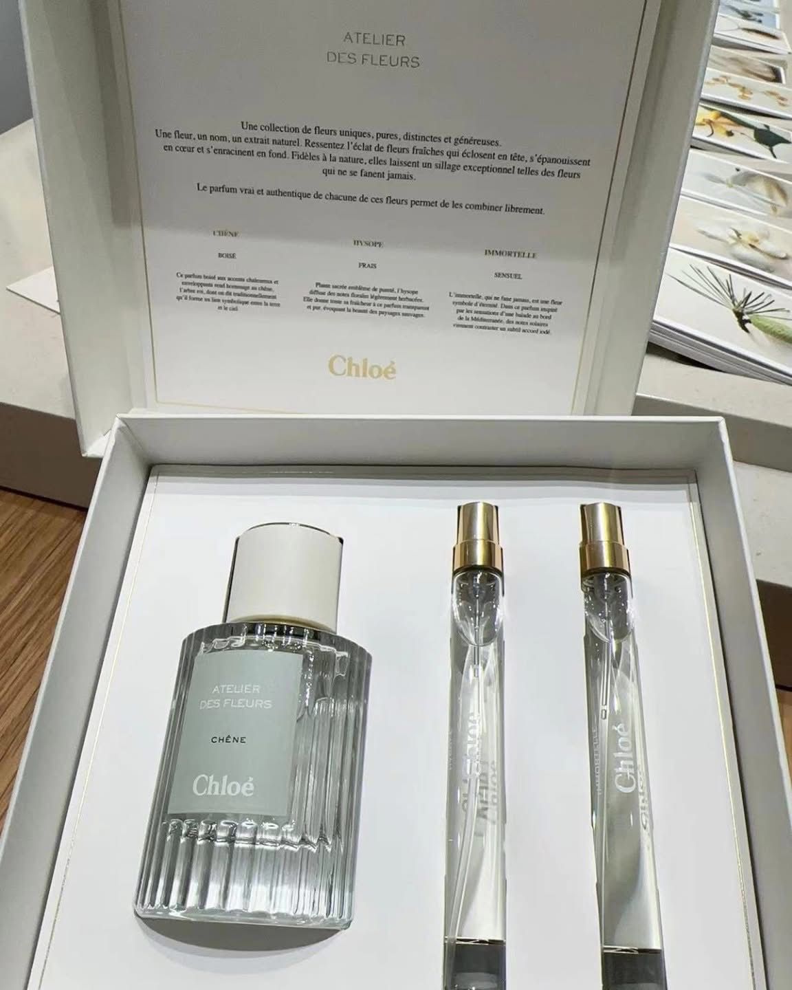 🌸免稅正品 Chloe 蔻依仙境花園三件套香水(漫境橡野濃香水50ML+塵心海索濃香水10ML+不朽仲夏濃香水10ML) | 預訂約2-3星期