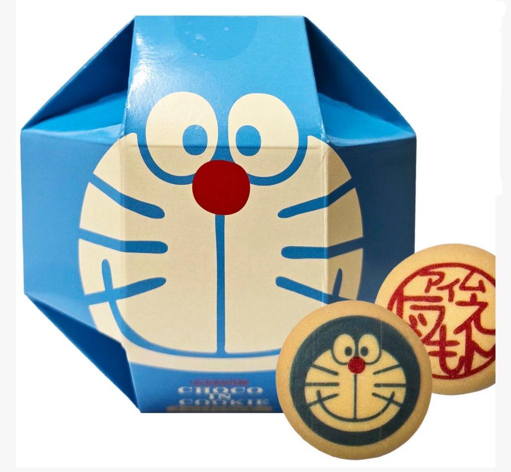 供應商現貨🌸日版 多啦A夢 叮噹 日本限定 I'm Doraemon 彩繪朱古力夾心曲奇 創意立體禮盒 (1盒10件) | 落單後約3-5個工作天寄出