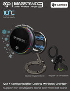 🌸EGO MagStand3 半導體散熱 雙面磁吸QI2充電器 | 預訂約2星期