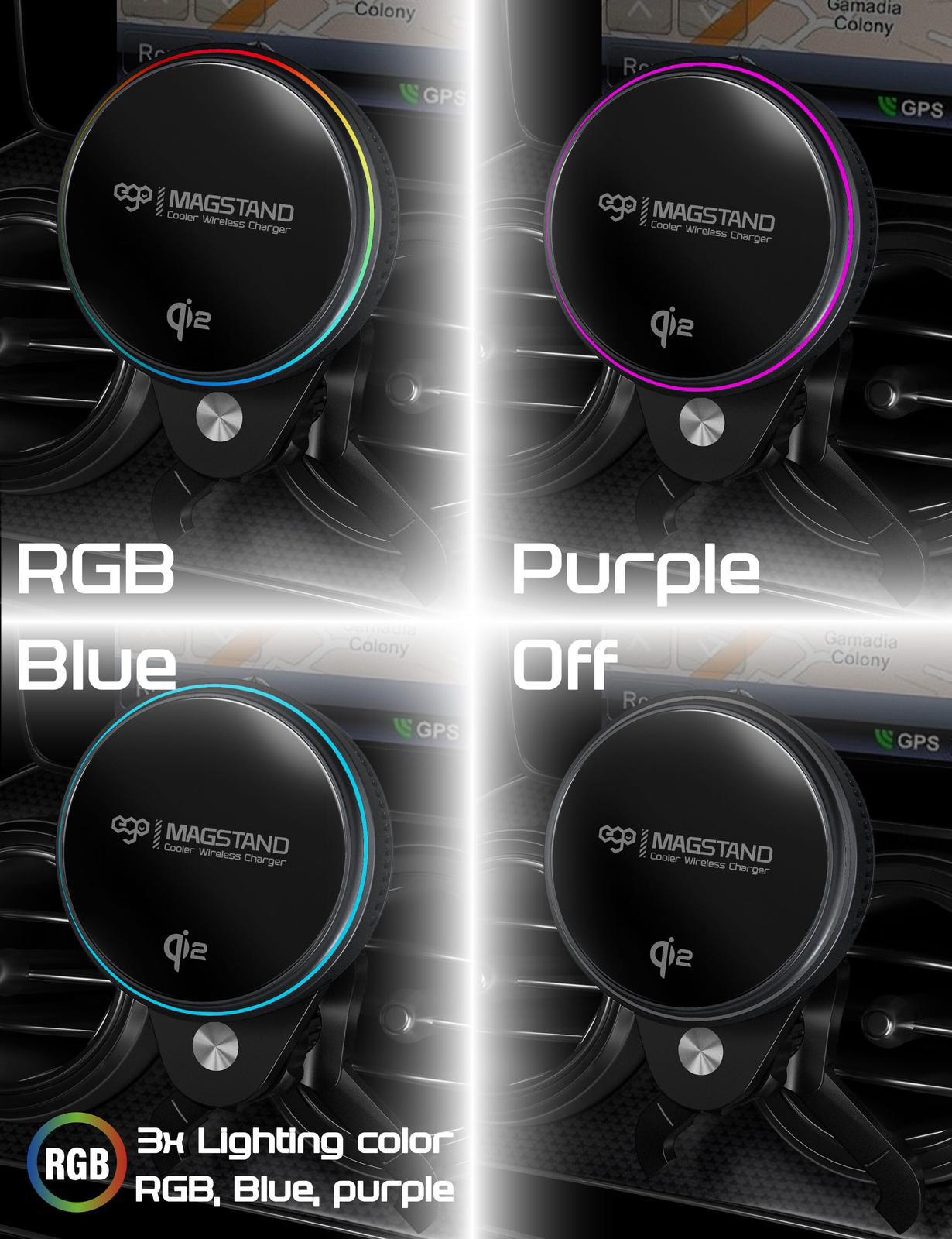 🌸EGO MagStand3 半導體散熱 雙面磁吸QI2充電器 | 預訂約2星期