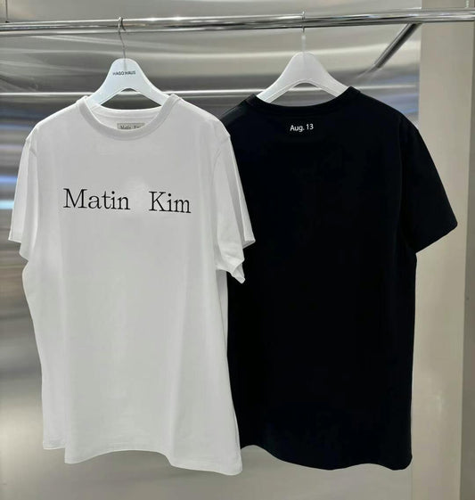 💫韓國直送🇰🇷Matin Kim CLASSIC Tshirt # TS042M | 預訂約3星期