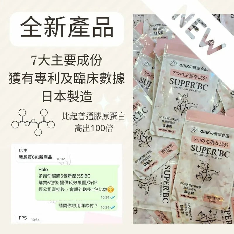 現貨🌸Superbc豐胸丸 60粒 | 落單後約3-5個工作天寄出