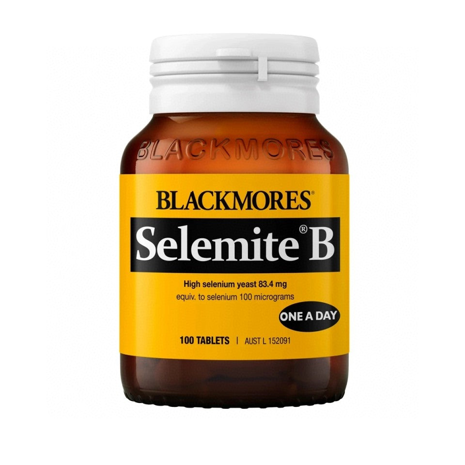 供應商現貨💫💛🖤Blackmores Selemite B 高硒酵母片 (含硒100微克) 100粒💛🖤| 預訂 逢星期二，四返倉執貨 其後約3-5個工作天寄出