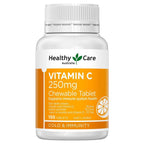 供應商現貨🌸澳洲Healthy Care 維他命C 250mg 咀嚼片150粒 (2件/套) | 落單後約3-5個工作天寄出 娉婷貿易公司 Exquisite Beauty Trading Company
