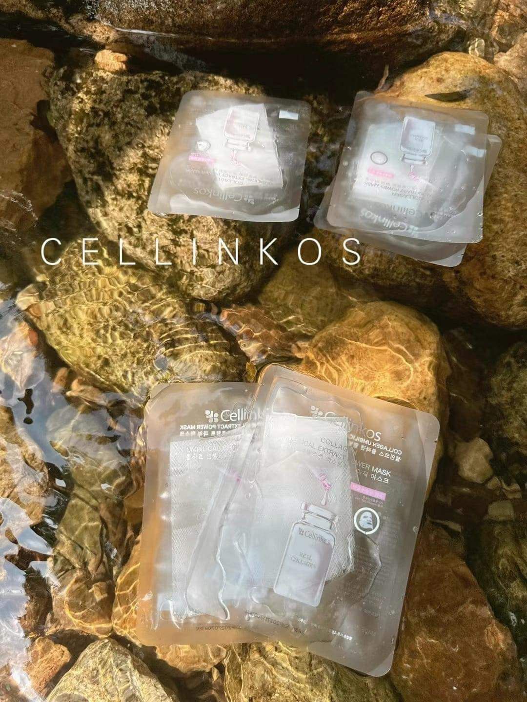 供應商現貨🌸Cellinkos女神外泌體膠原槍面膜（1盒5片裝）‼️優惠10盒送1盒‼️ | 落單後約3-5個工作天寄出