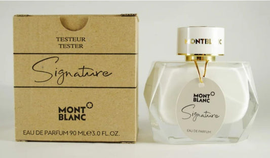 💫免稅正品 MONT BLANC SIGNATURE EDP 90ML TESTER 萬寶龍永恆之名女香EDP 90簡裝(有蓋) | 預訂約2-3星期