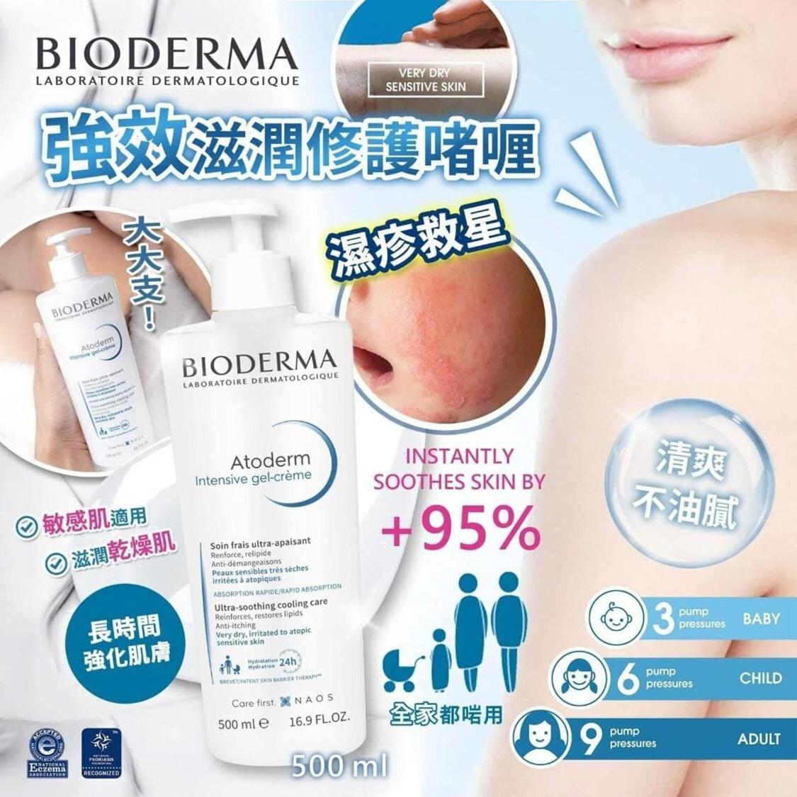 供應商現貨🌸BIODERMA貝德瑪密集保濕身體乳 (500ML) | 落單後約3-5個工作天寄出