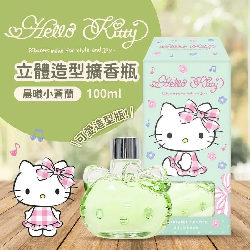 供應商現貨🌸台灣 Hello Kitty 晨曦小蒼蘭立體擴香瓶 100ml | 落單後約5-7個工作天寄出