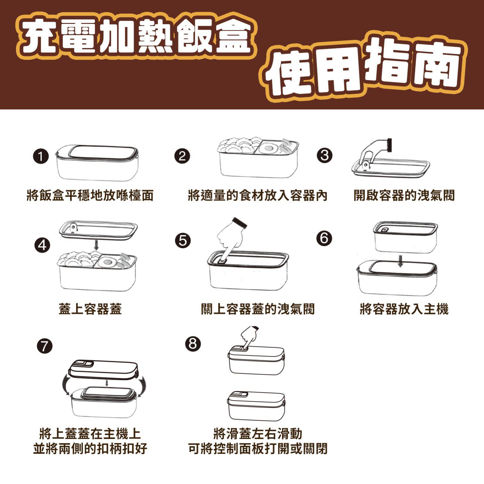 🌸香港行貨 7日保養 VFORMULA - USB充電式電熱飯盒 | 預訂 逢星期一截單 截單後約1-2星期到 娉婷貿易公司 Exquisite Beauty Trading Company