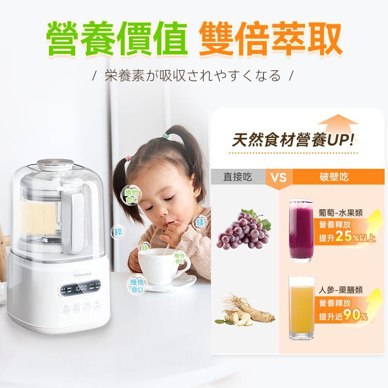 🌸Yohome 7重降噪免濾萬用全家健康營養料理破壁機 | 預訂約1-2星期 娉婷貿易公司 Exquisite Beauty Trading Company